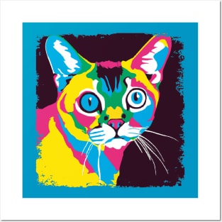 Singapura Cat Pop Art - Cat Lover Gift Posters and Art